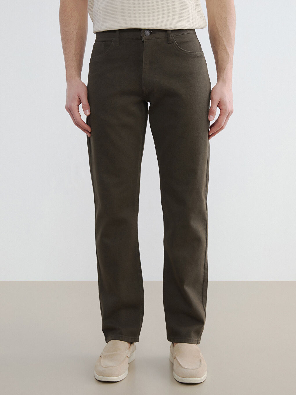 Haki 779 Regular Fit Erkek Jean Pantolon-1