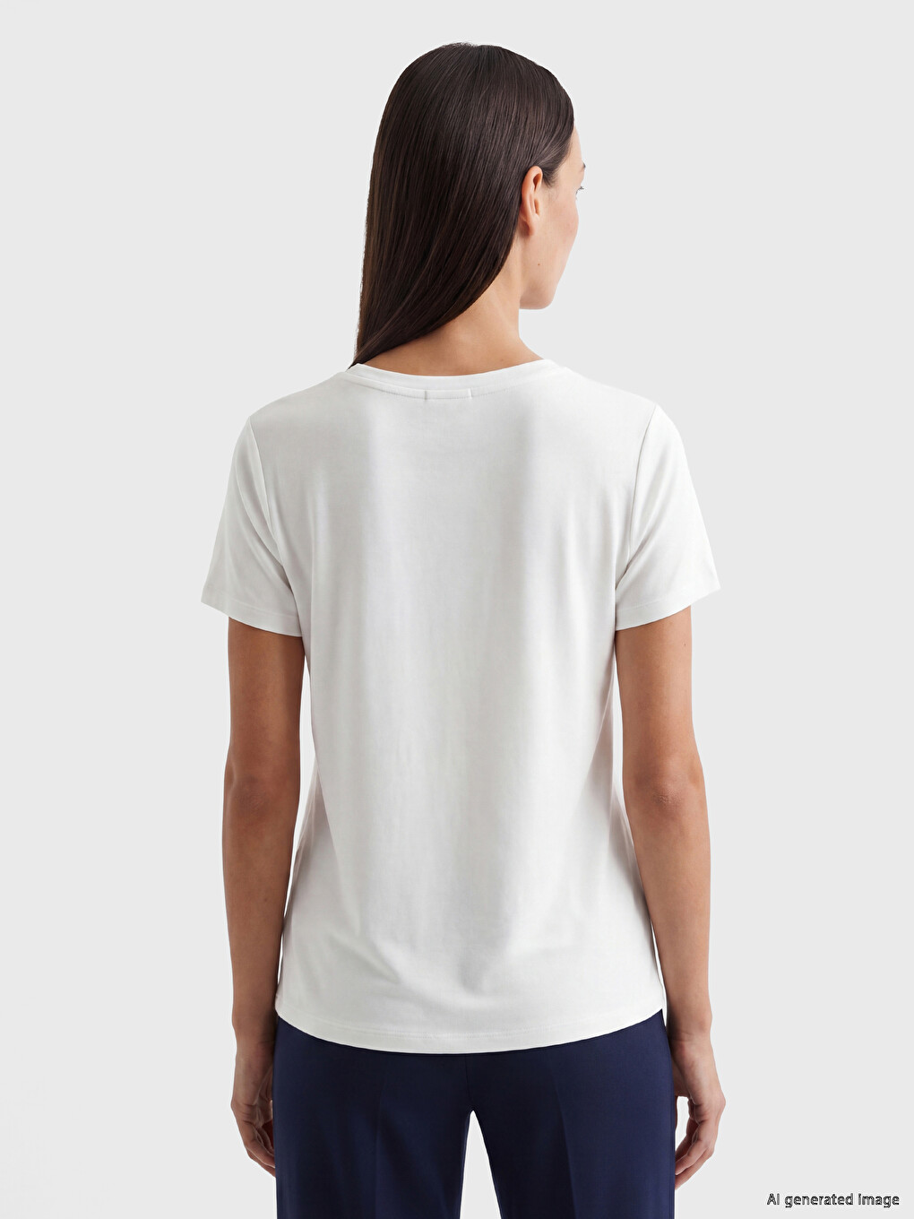 Crew Neck Floral Women's T-Shirt-3