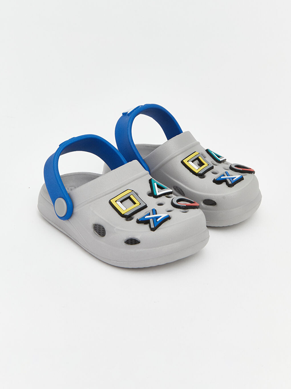 Gri PlayStation Lisanslı Erkek Bebek Plaj Sandaleti