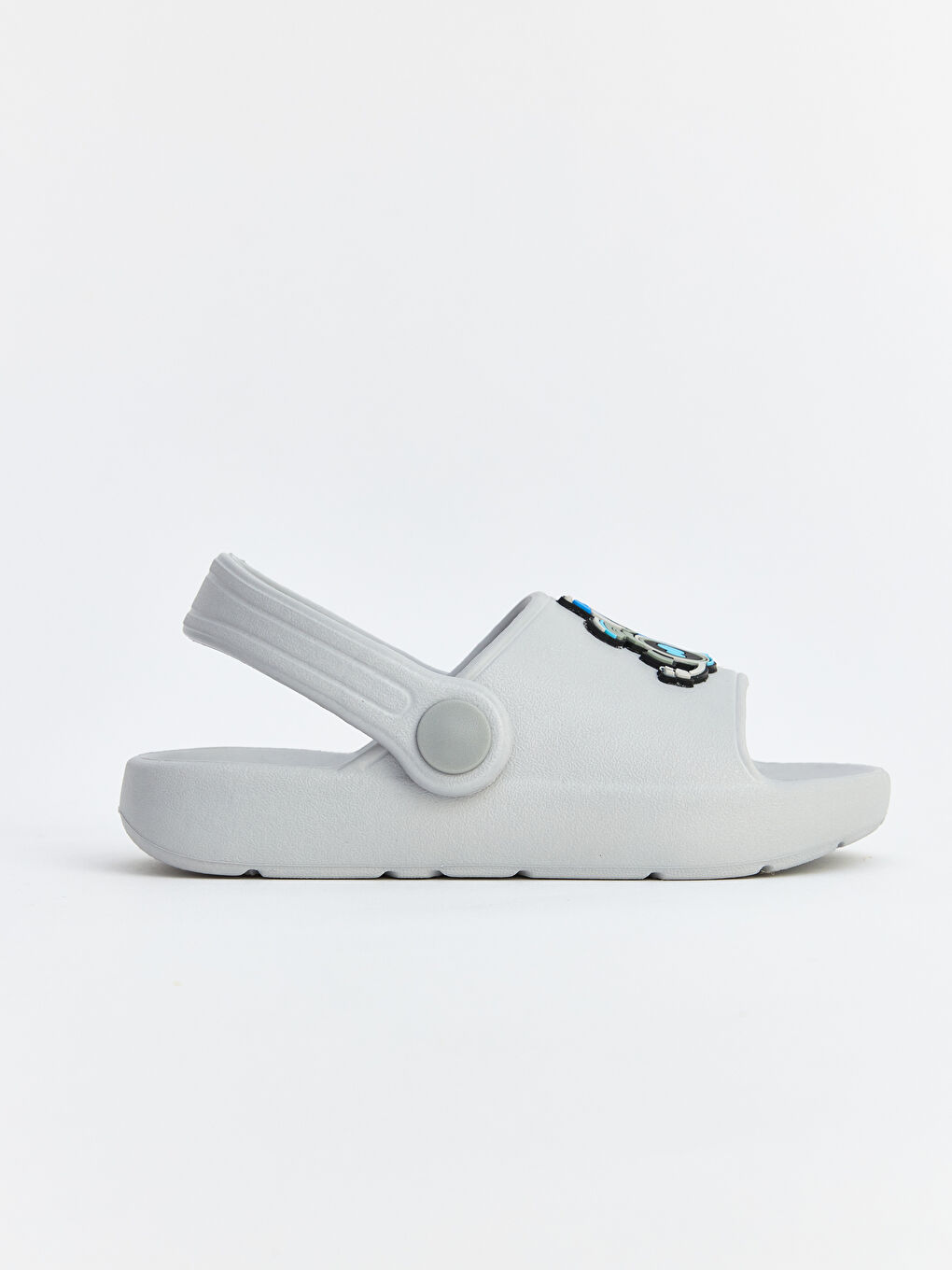 Gri Erkek Çocuk Plaj Sandaleti-1