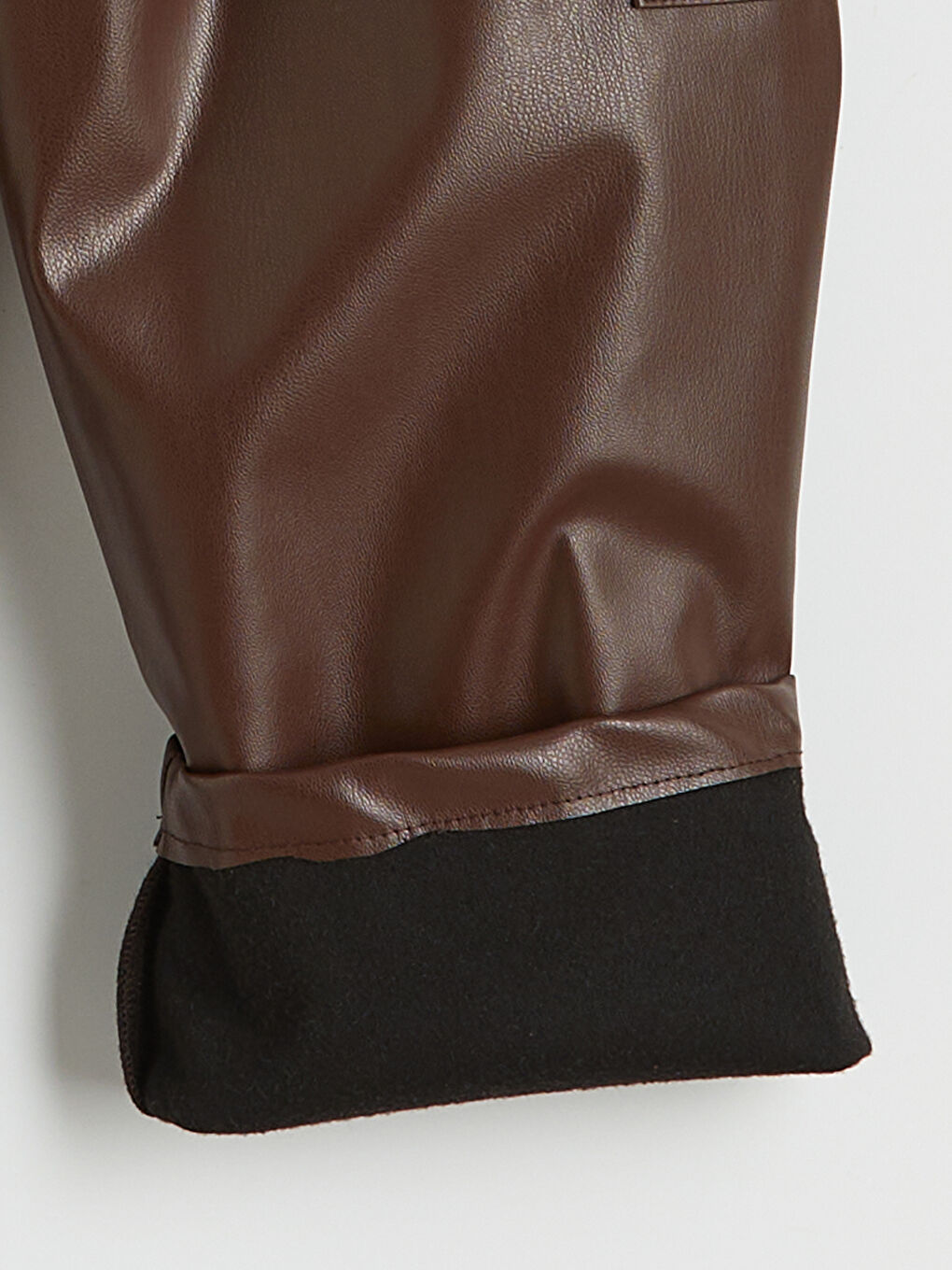 Kahverengi Kargo Cepli Kız Çocuk Pantolon-2