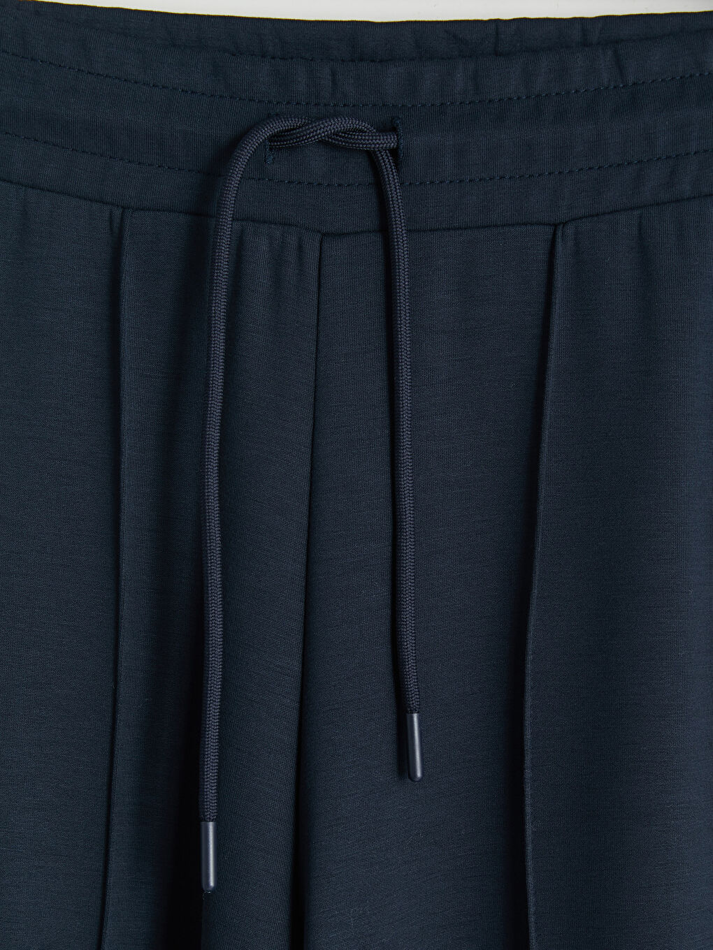 Lacivert Beli Lastikli Kadın Eşofman Altı-2