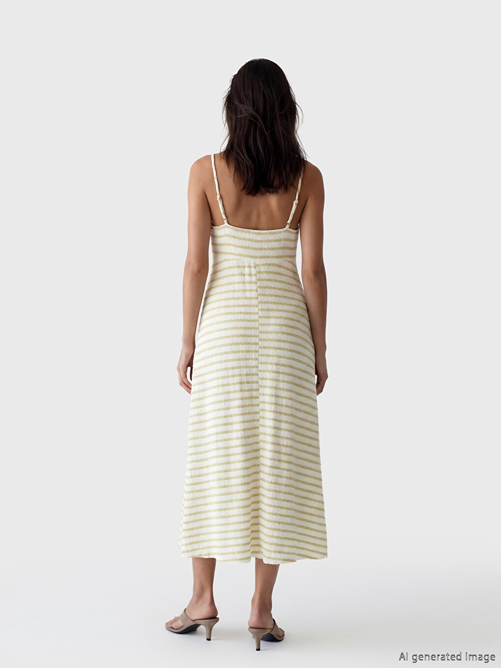 Woman Beige Dress-2