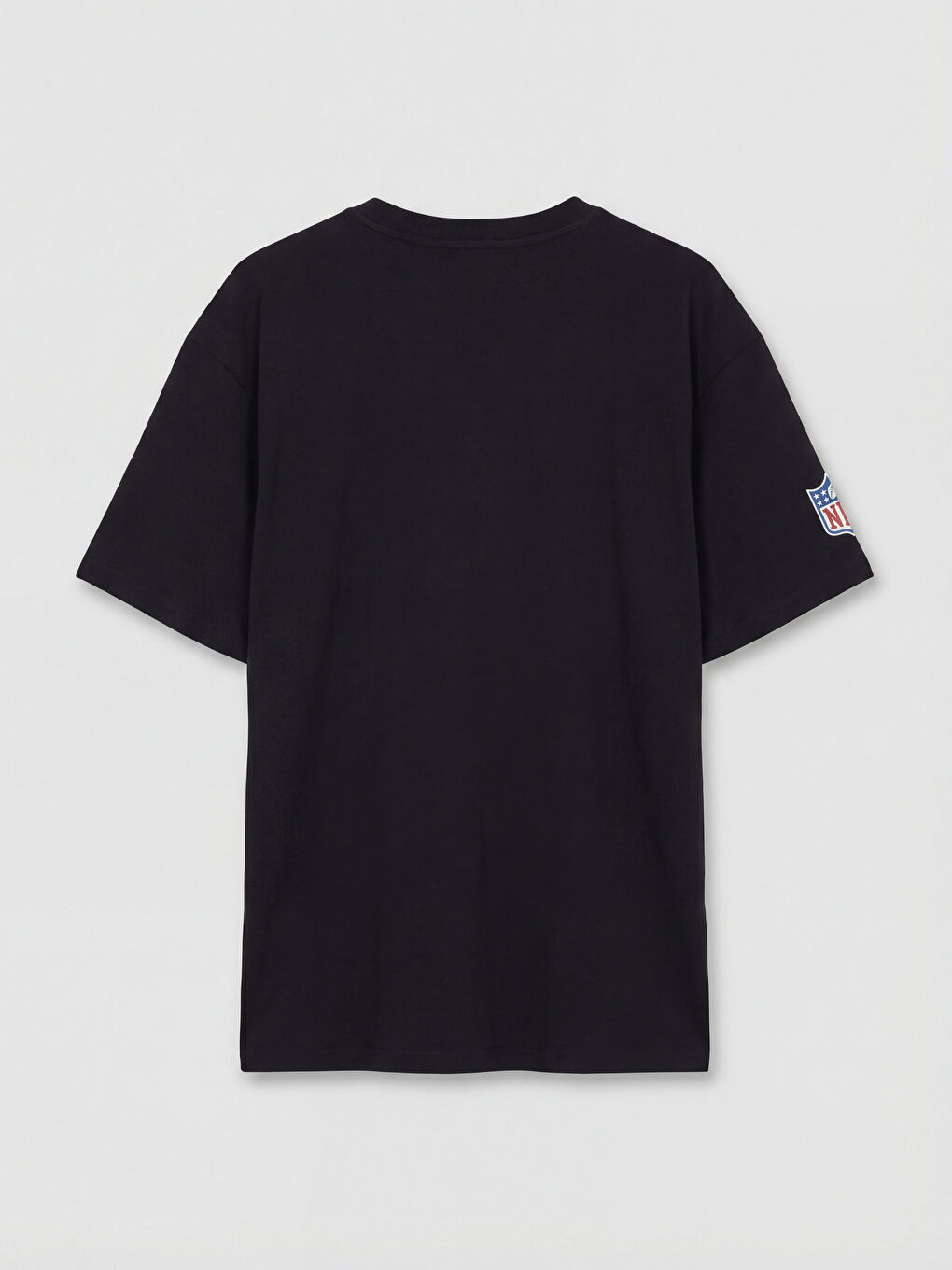 Crew Neck NFL Printed Men's T-Shirt-5