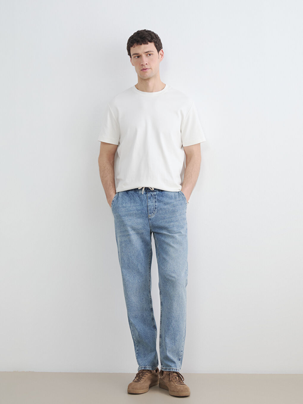 جينز رجالي بقصة واسعة 745