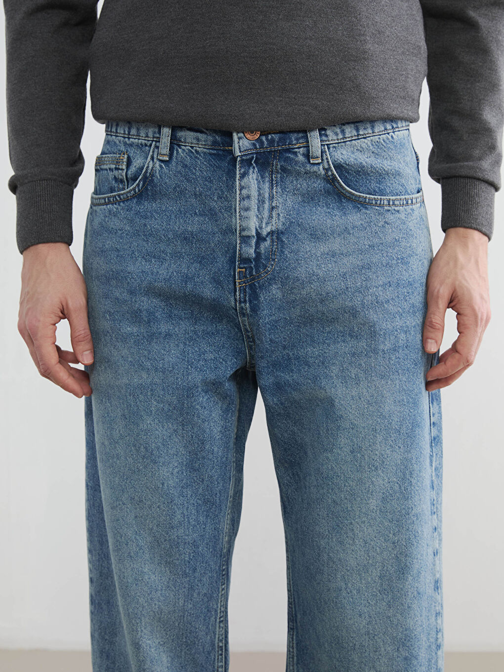 İndigo 745 Baggy Fit Erkek Jean Pantolon-2