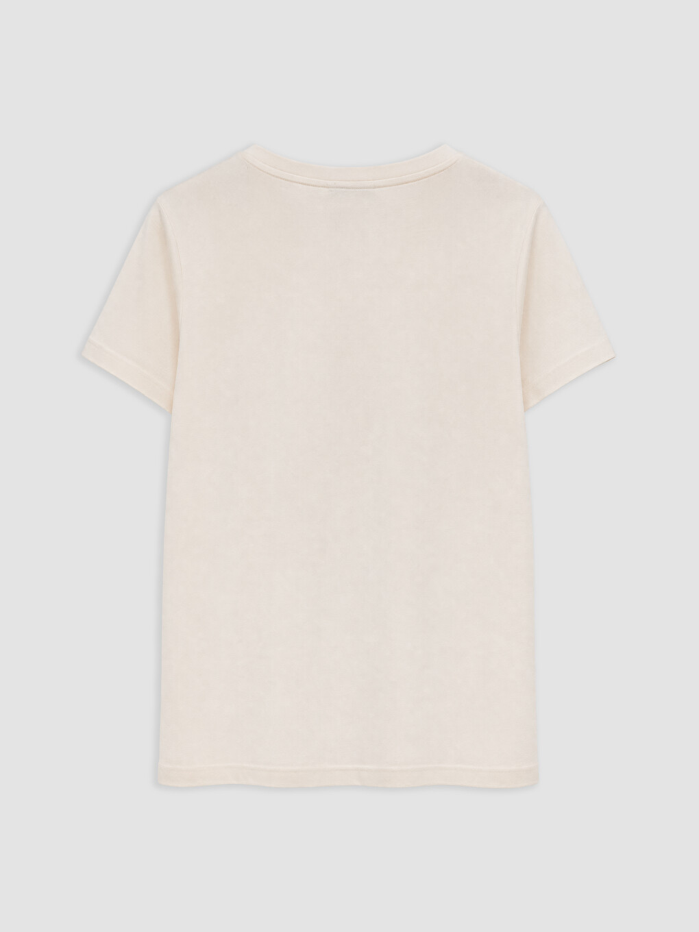 Crew Neck Printed Women's T-Shirt-1