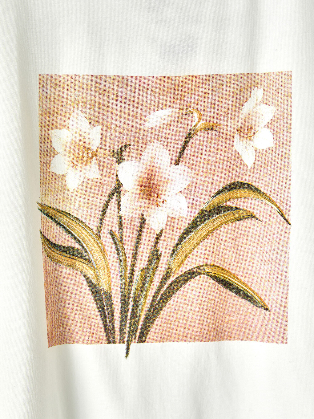 Crew Neck Floral Printed Women's T-Shirt-2