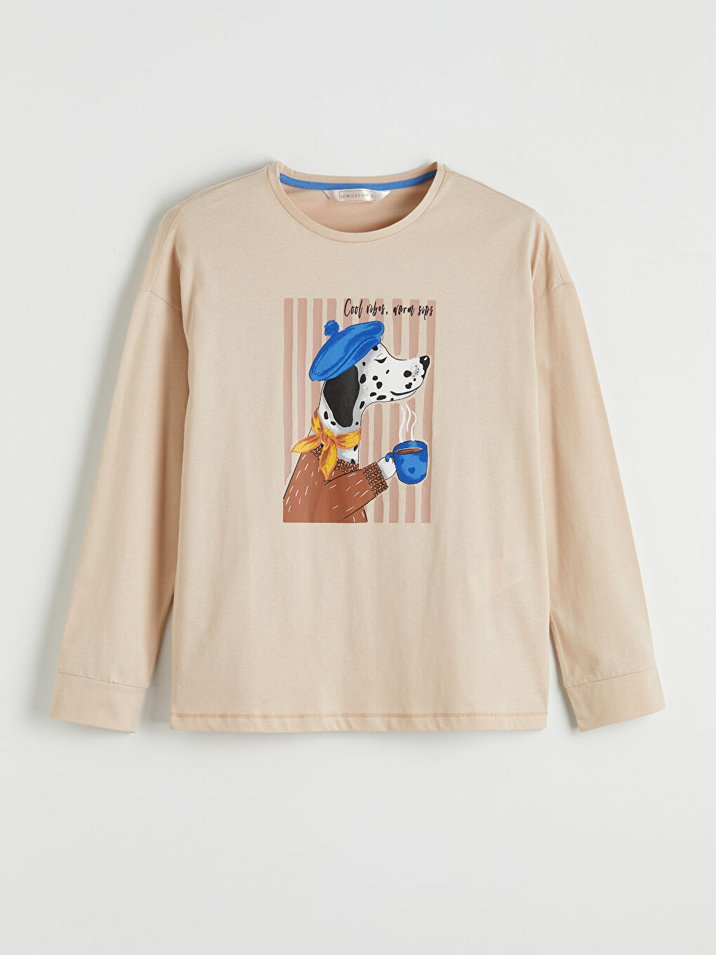 Crew Neck Printed Woman Pyjama Set-5