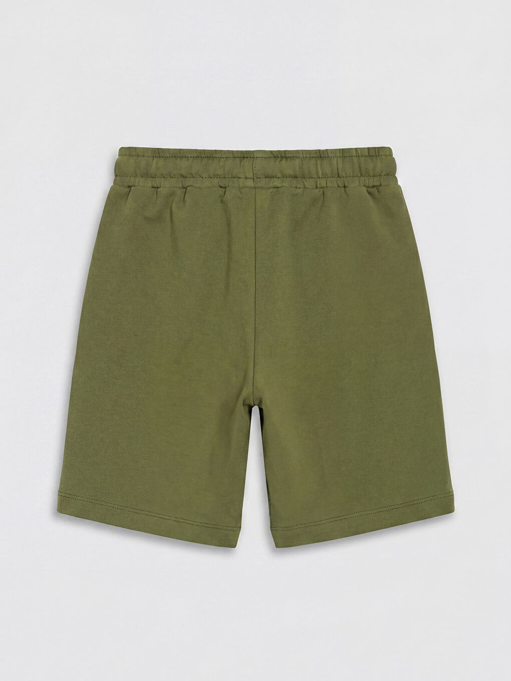 Haki Çizgili Erkek Çocuk Şortlu Takım-4