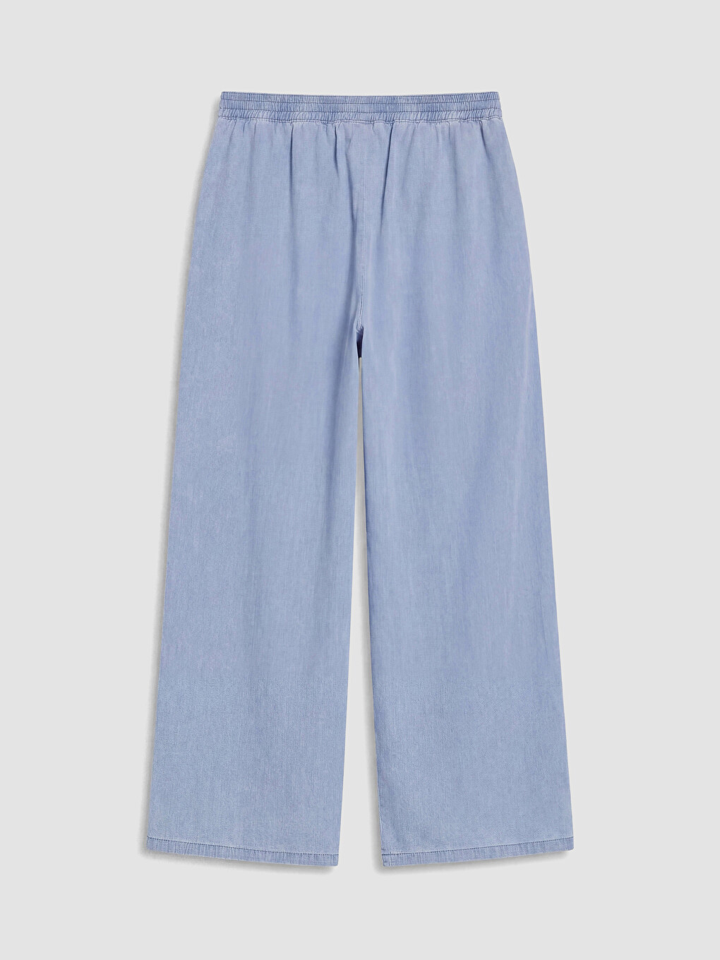 Elastic Waist Wideleg Women's Jeans-6
