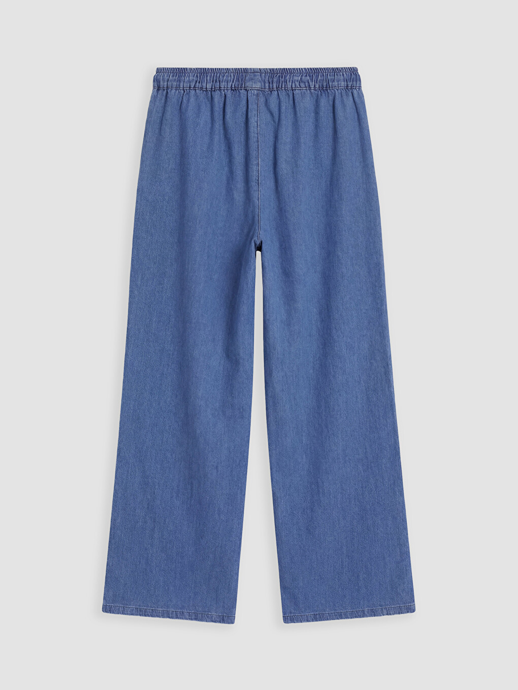 Elastic Waist Wideleg Women's Jeans-5