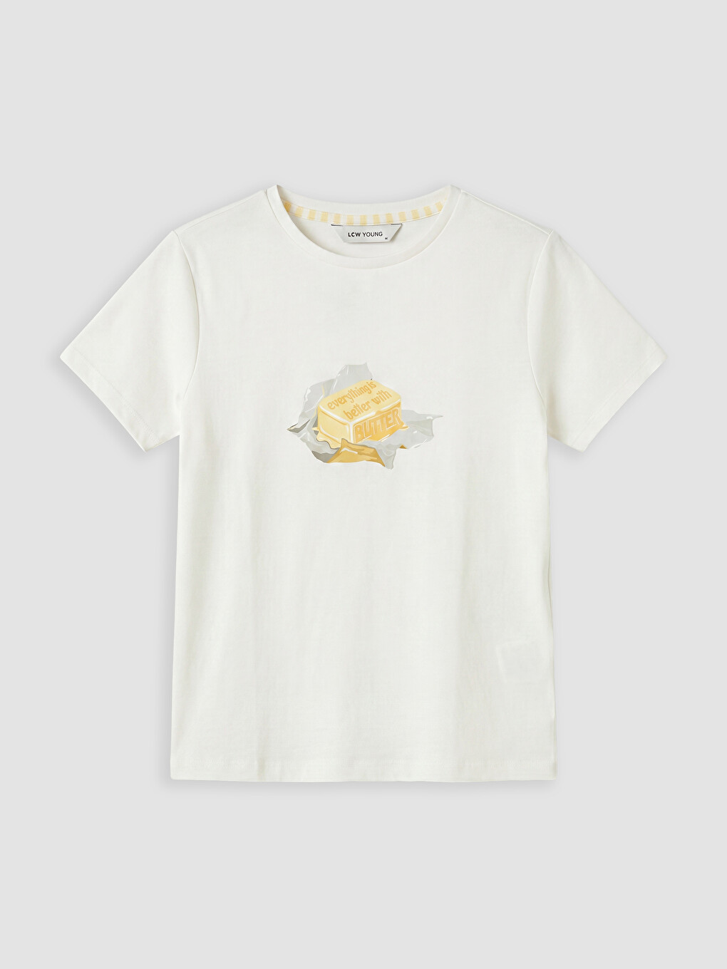 Sarı Bisiklet Yaka Kadın Şortlu Pijama Takımı-5