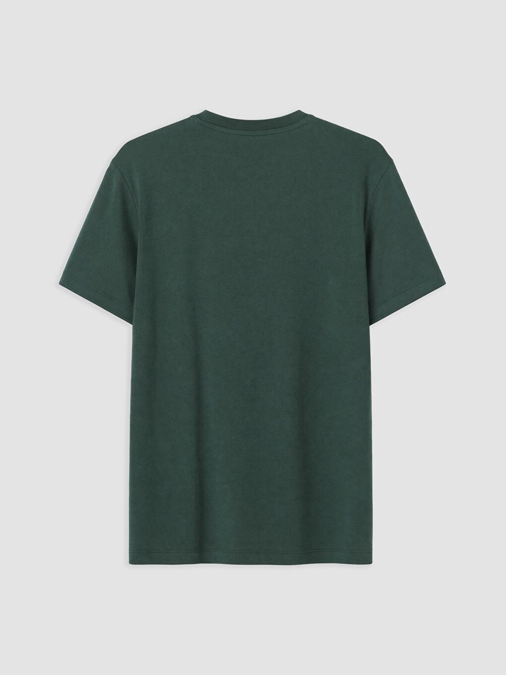 Yeşil Bisiklet Yaka Erkek Pijama Üst-1