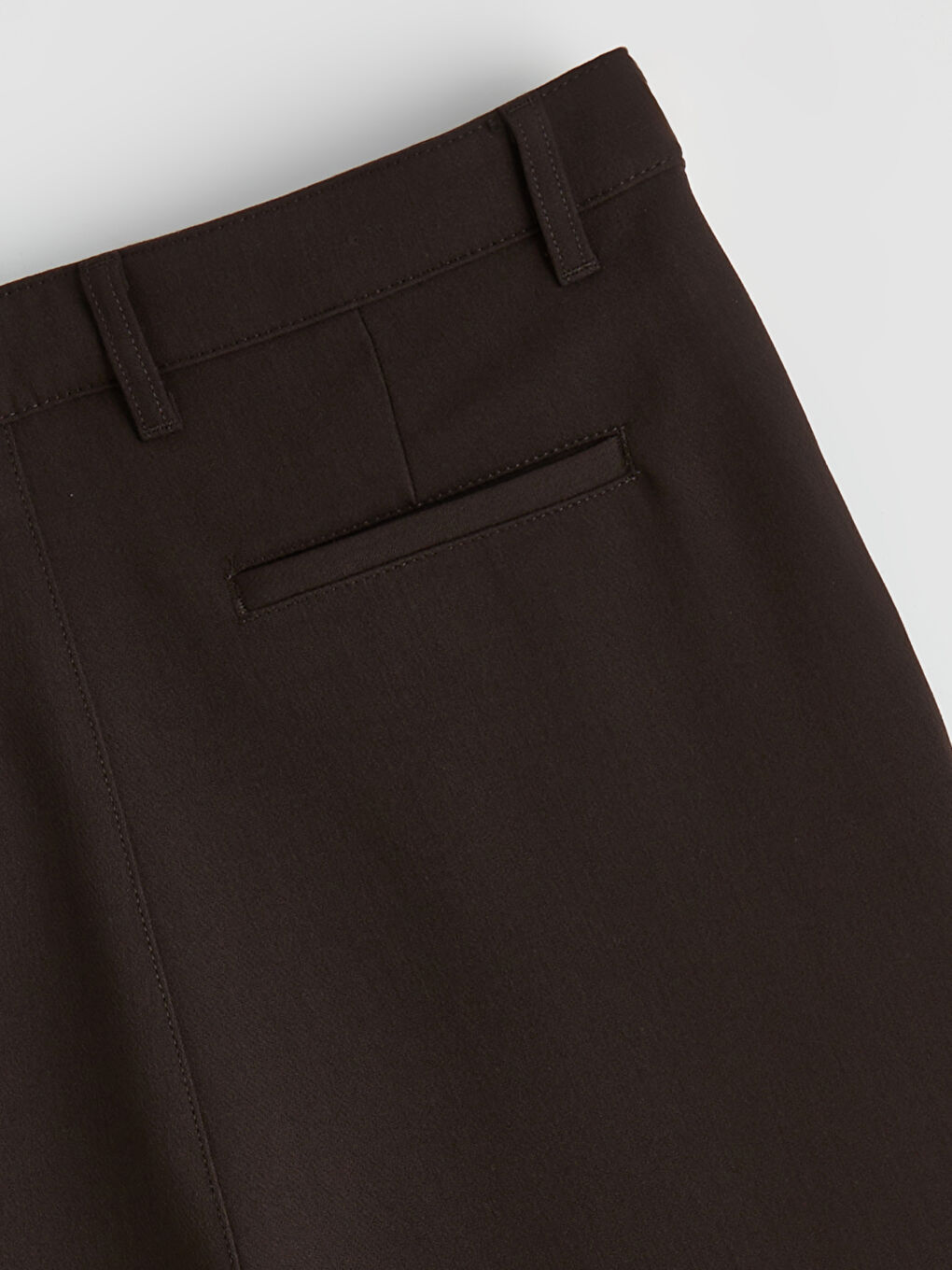 Kahverengi Rahat Kalıp Erkek Pileli Pantolon	-6