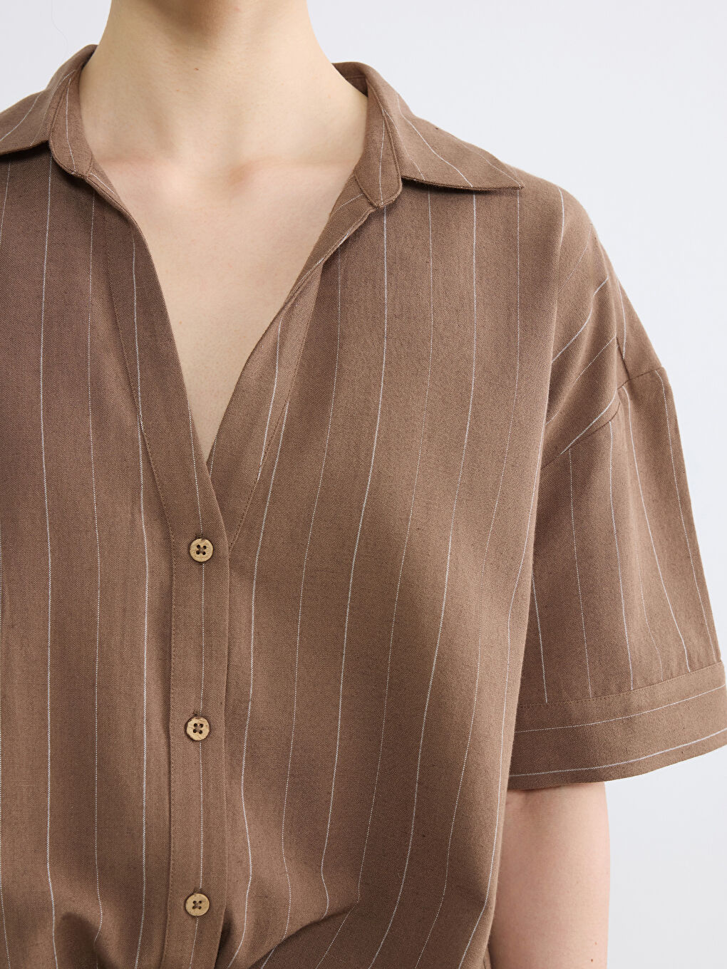 Woman BROWN Shirt-2