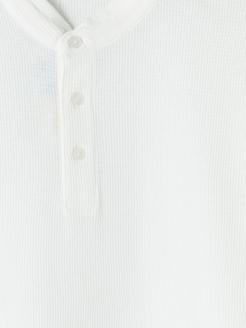 Ekru Hakim Yaka Penye Erkek Tişört-2