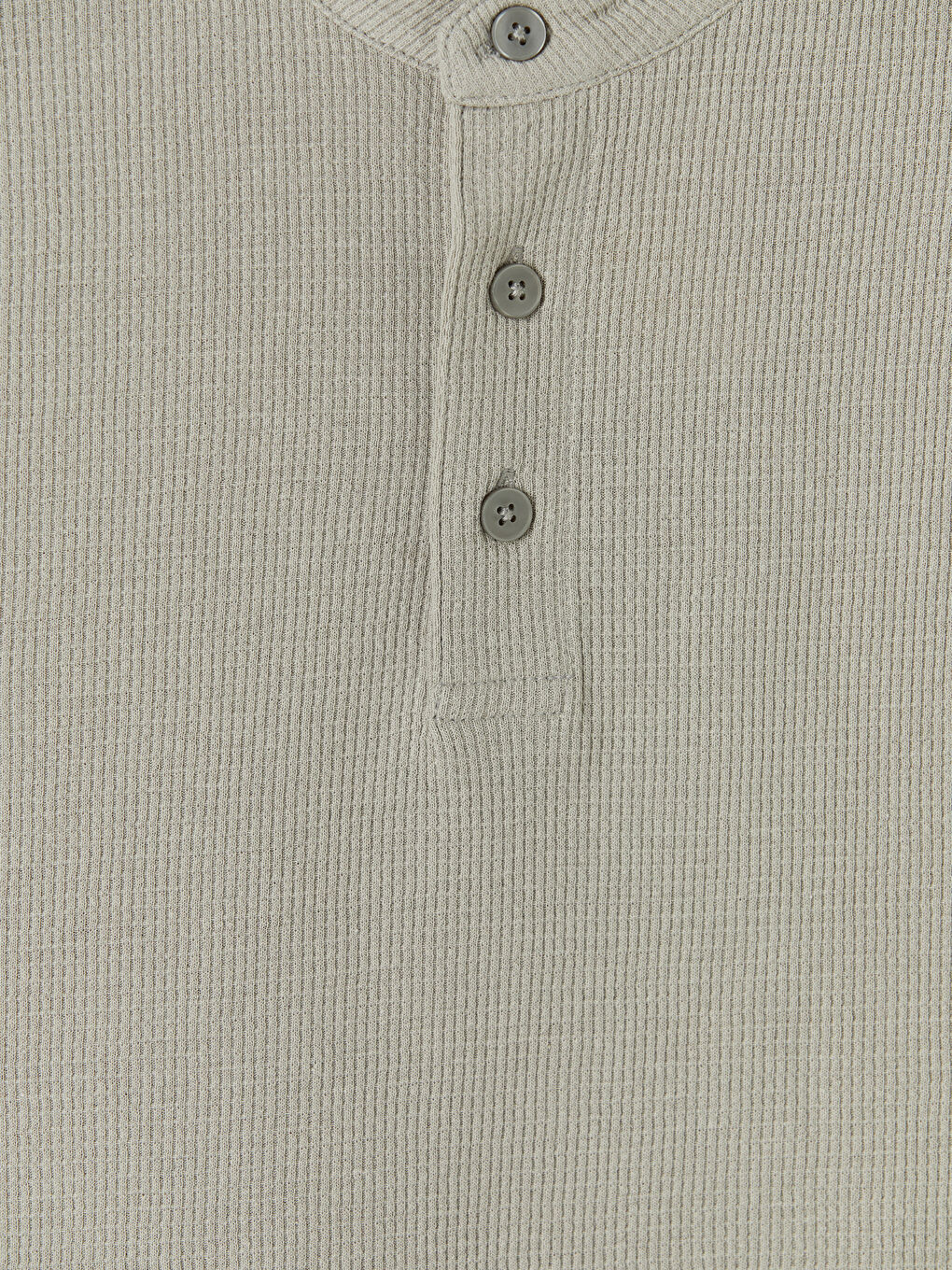 Gri Hakim Yaka Penye Erkek Tişört-2