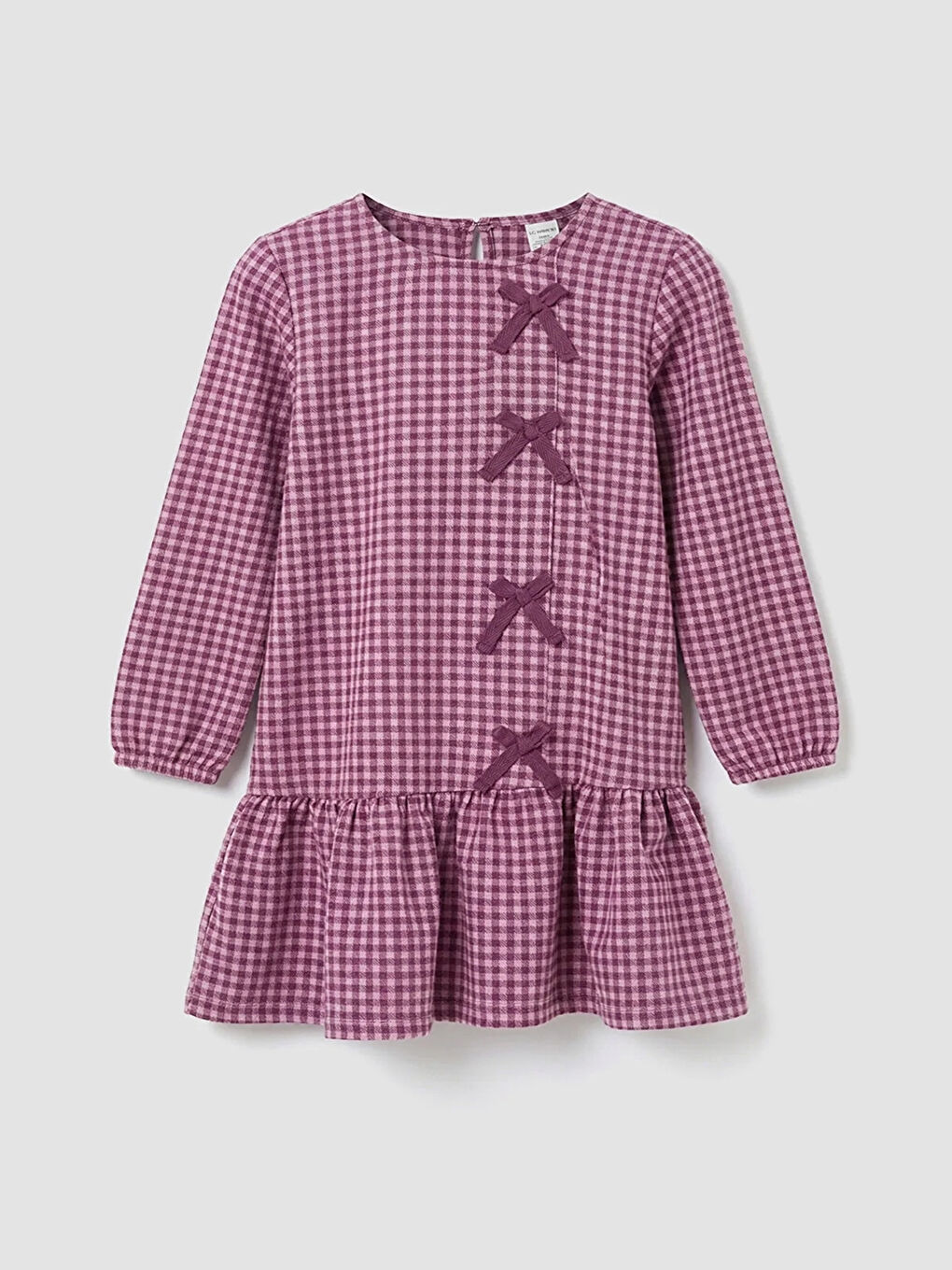 Платье для девочек с бантом-1