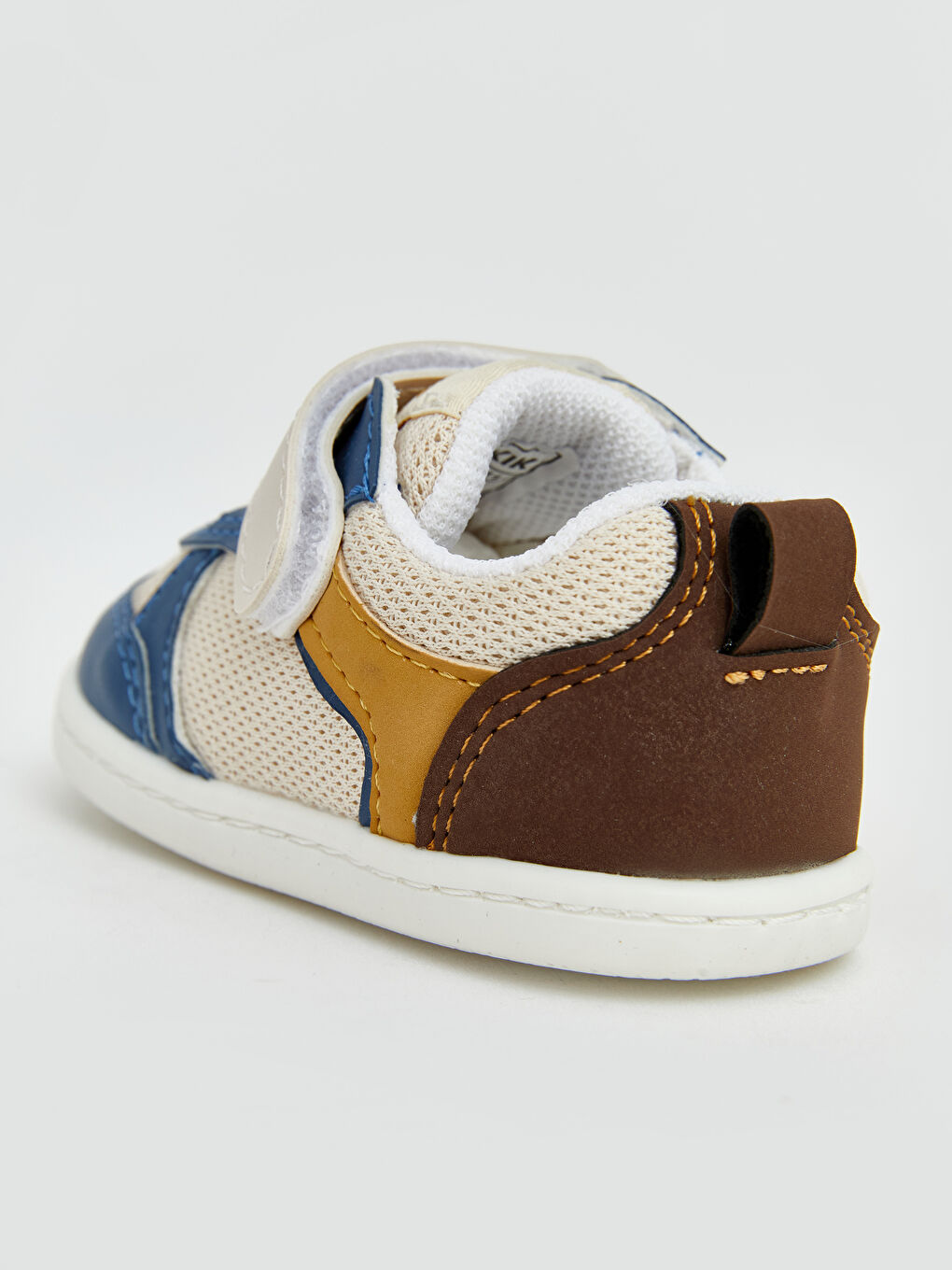 Bej Renk Bloklu Erkek Bebek İlk Adım Spor Ayakkabı-4