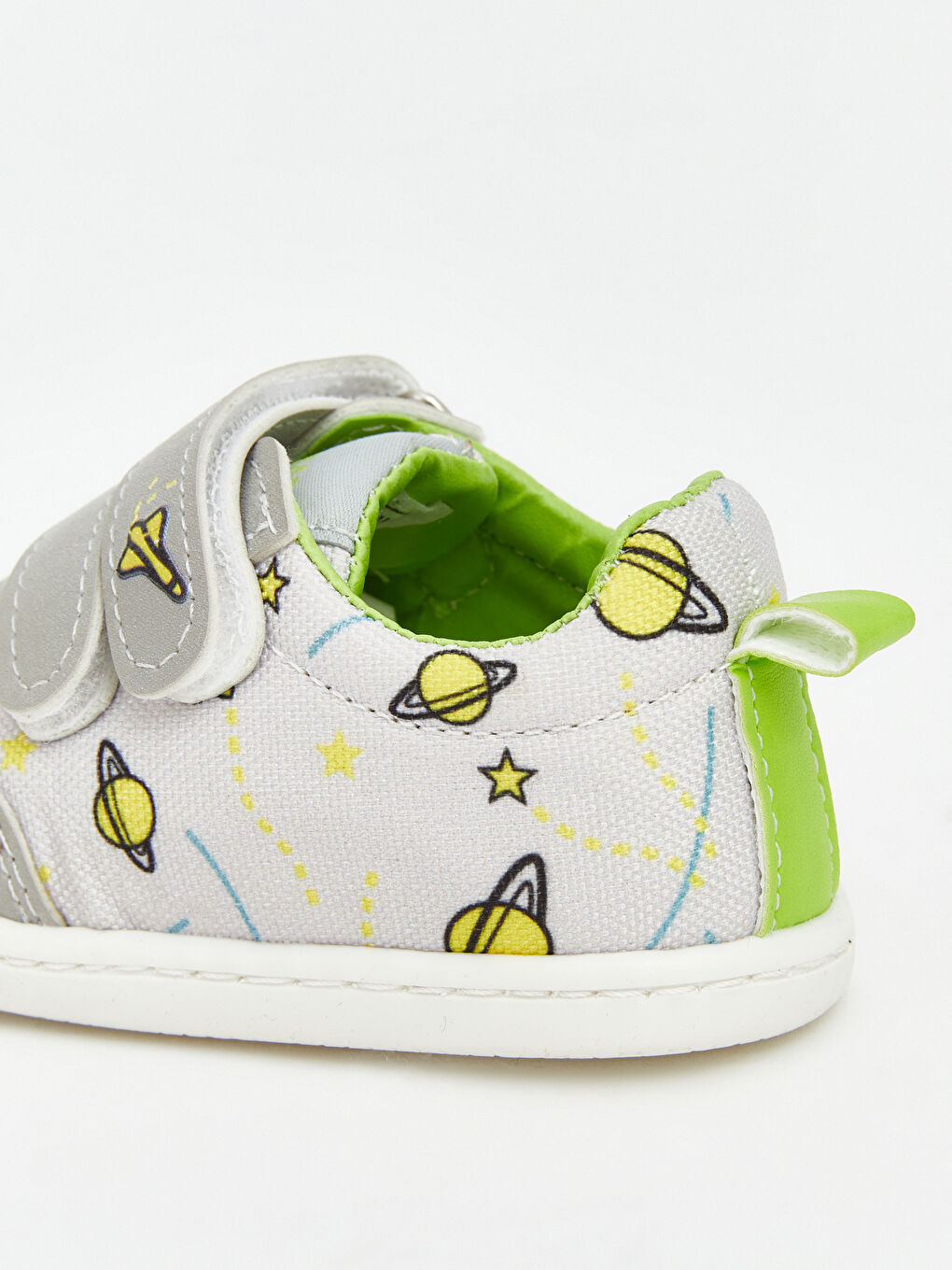 Gri Baskılı Kız Bebek Spor Ayakkabı-4