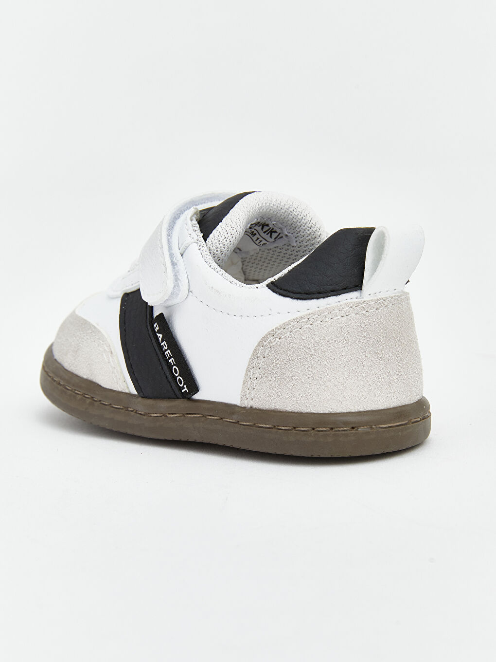 Beyaz Bağcık ve Cırt Cırtlı Erkek Bebek Spor Ayakkabı-4