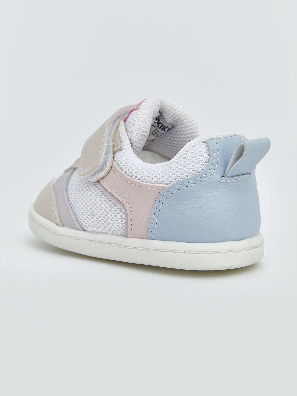 Ekru Rahat Tabanlı Kız Bebek İlk Adım Spor Ayakkabı-4