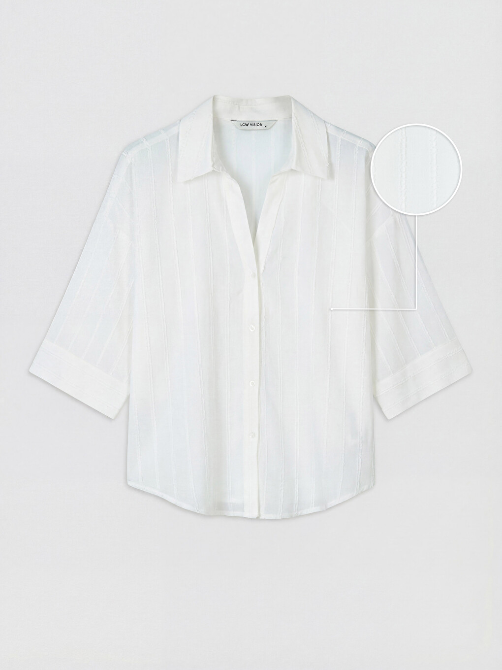 Embroidered Detailed Oversize Women's Shirt-4