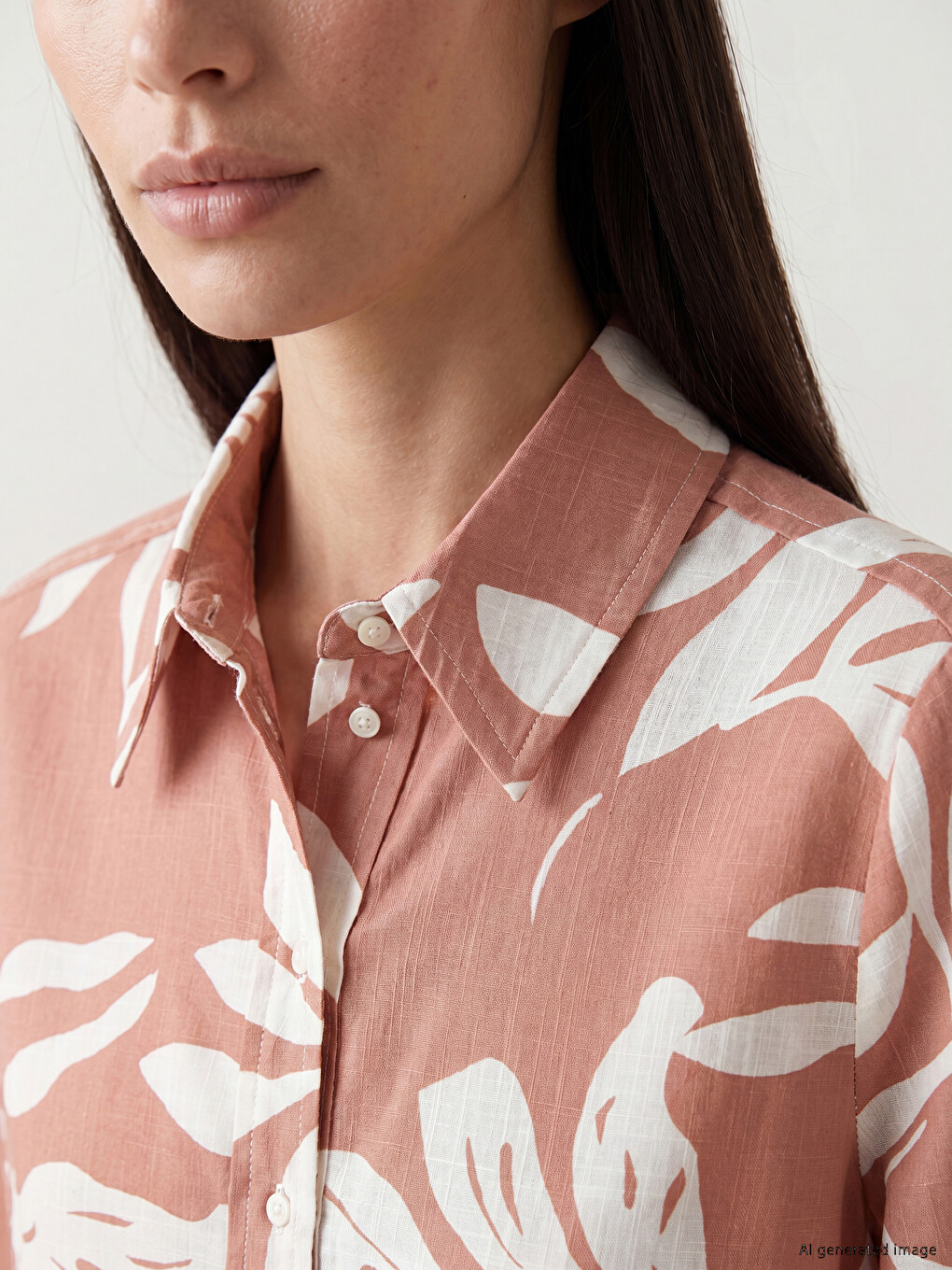 Patterned Women's Shirt Tunic-2
