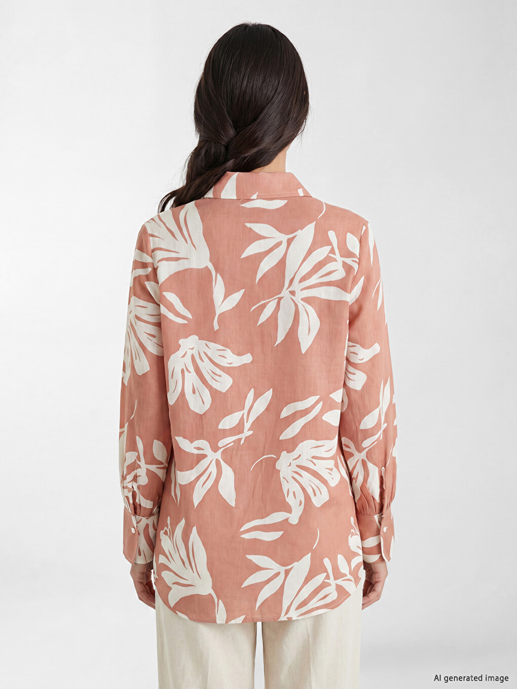 Patterned Women's Shirt Tunic-3