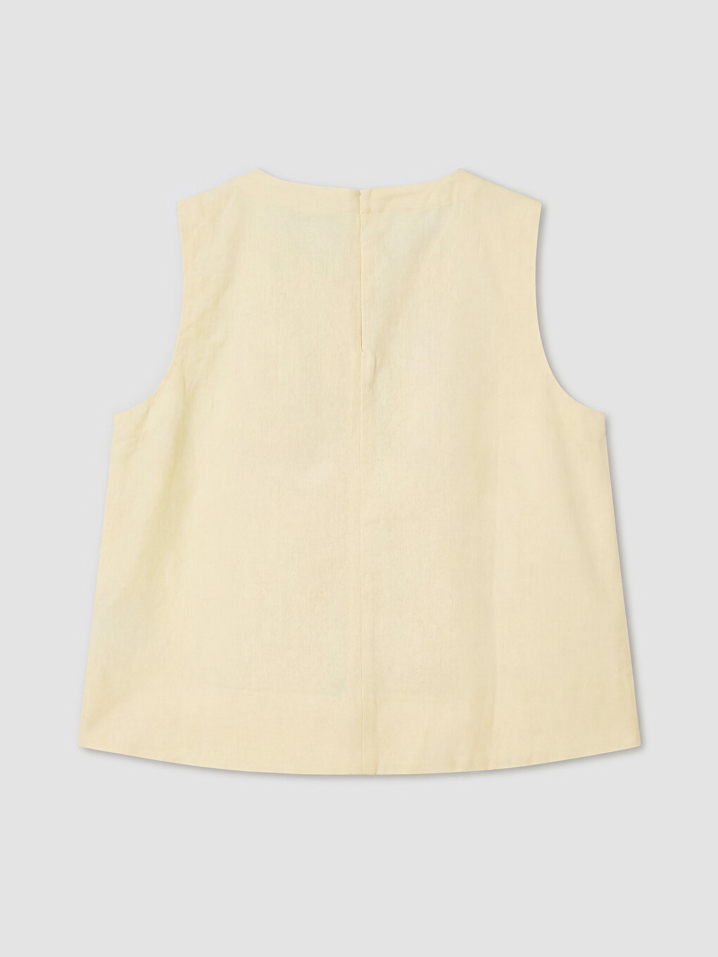 Crew Neck Linen Blend Blouse-5