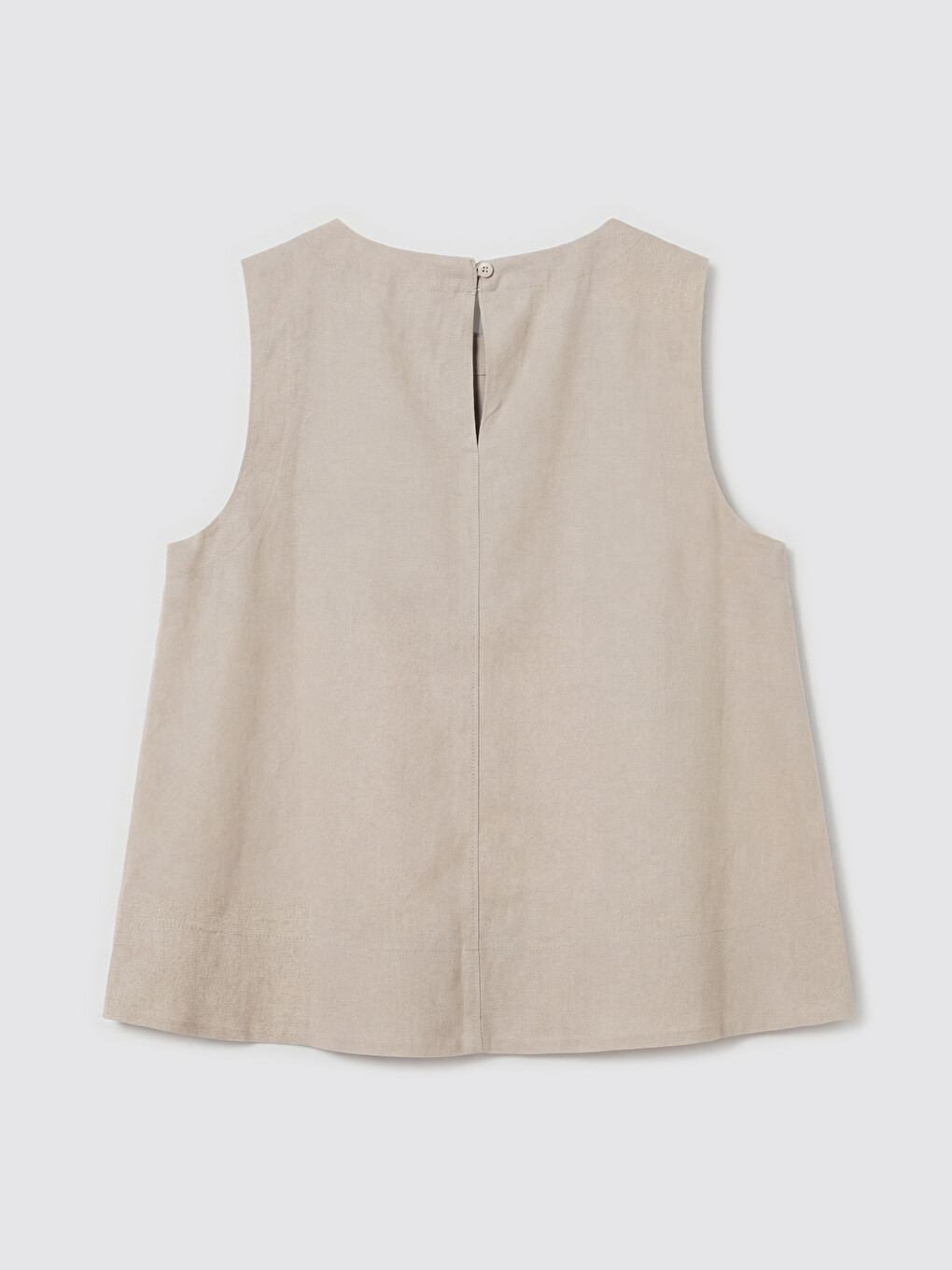 Crew Neck Linen Blend Blouse-5