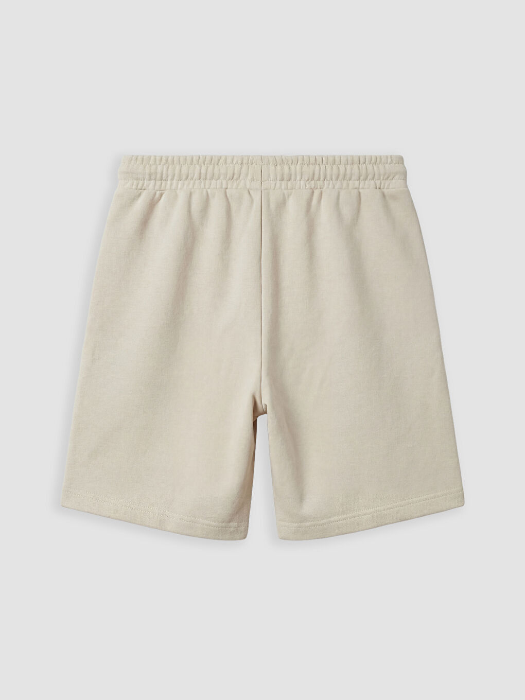 Gri Beli Lastikli Erkek Çocuk Şort-1