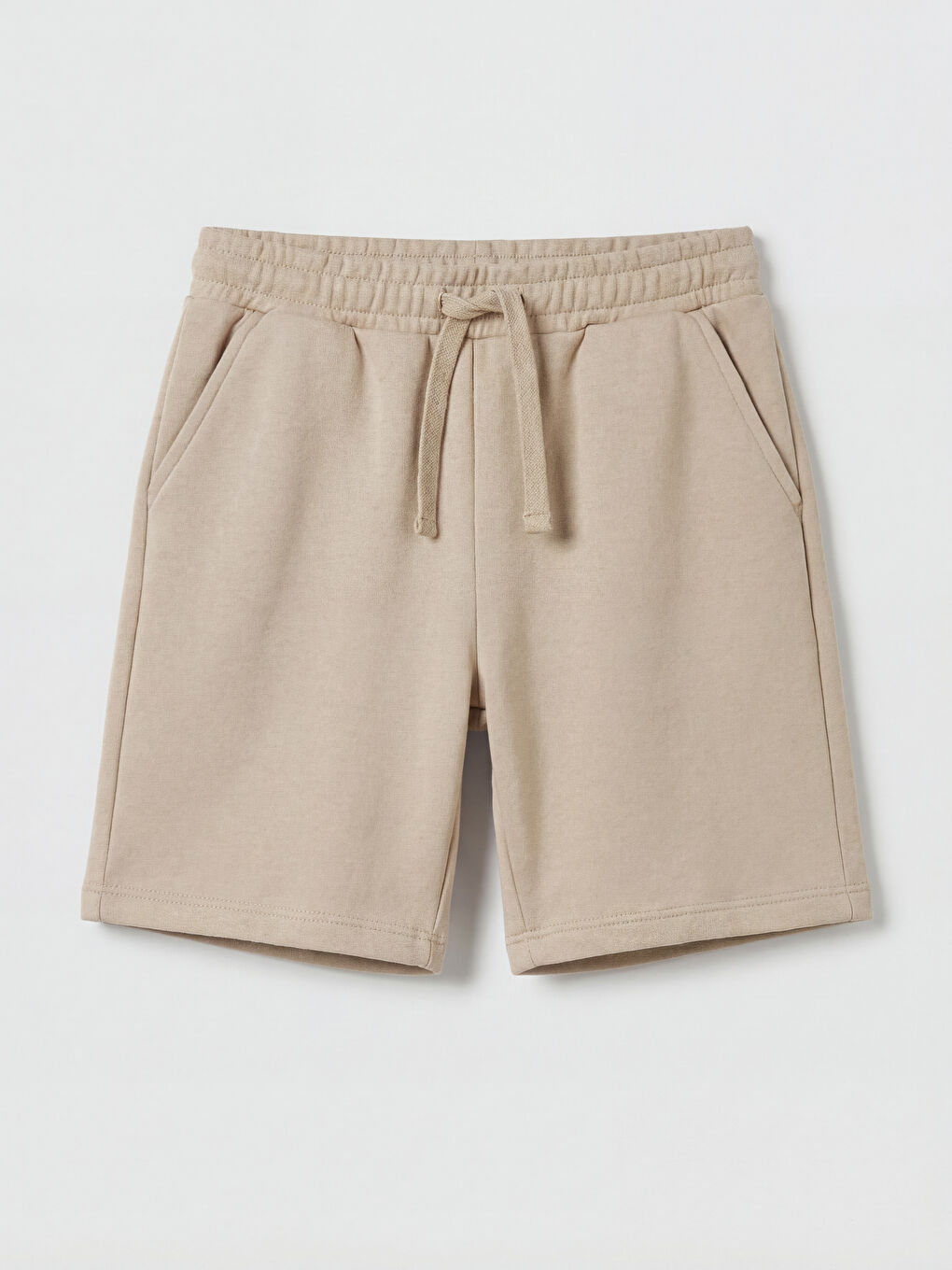 Bej Erkek Çocuk Tişört ve Şort-4