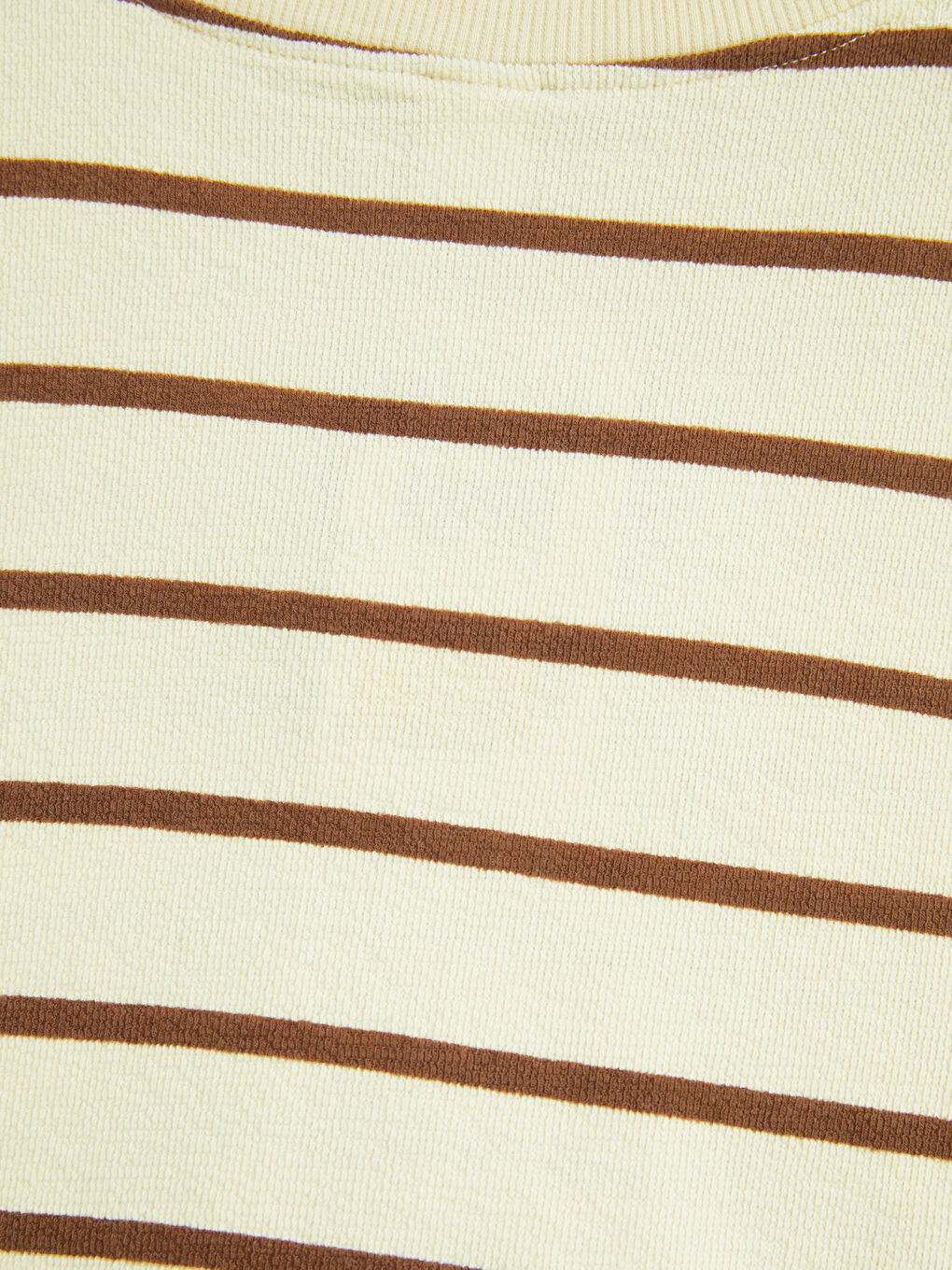 Kahverengi Çizgili Erkek Çocuk Tişört ve Şort-3