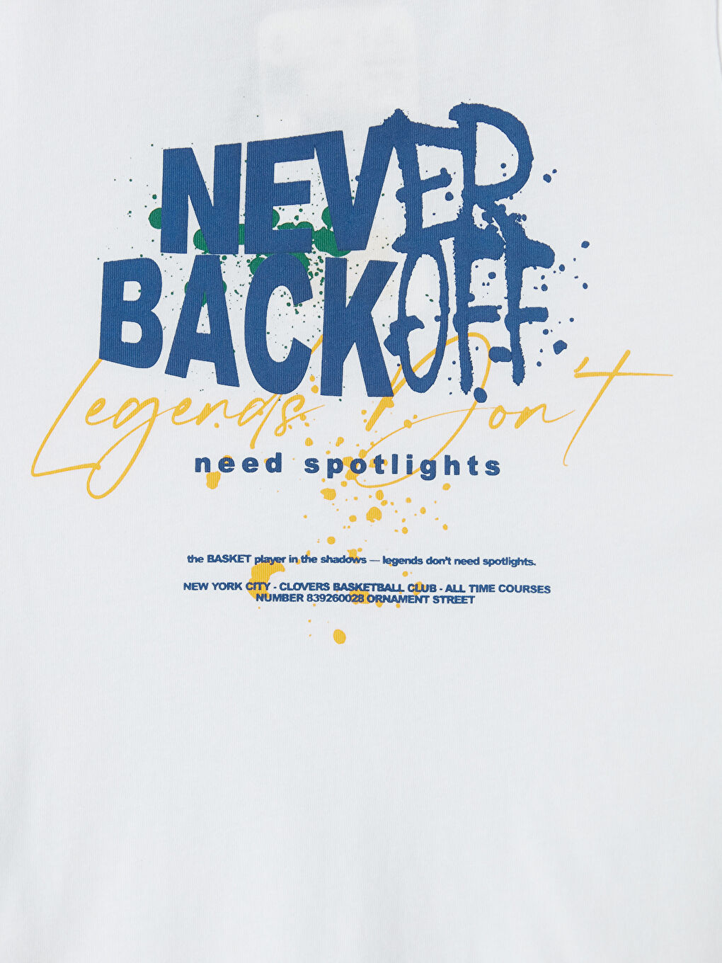 Beyaz Baskılı Erkek Çocuk Mayo Takımı-5