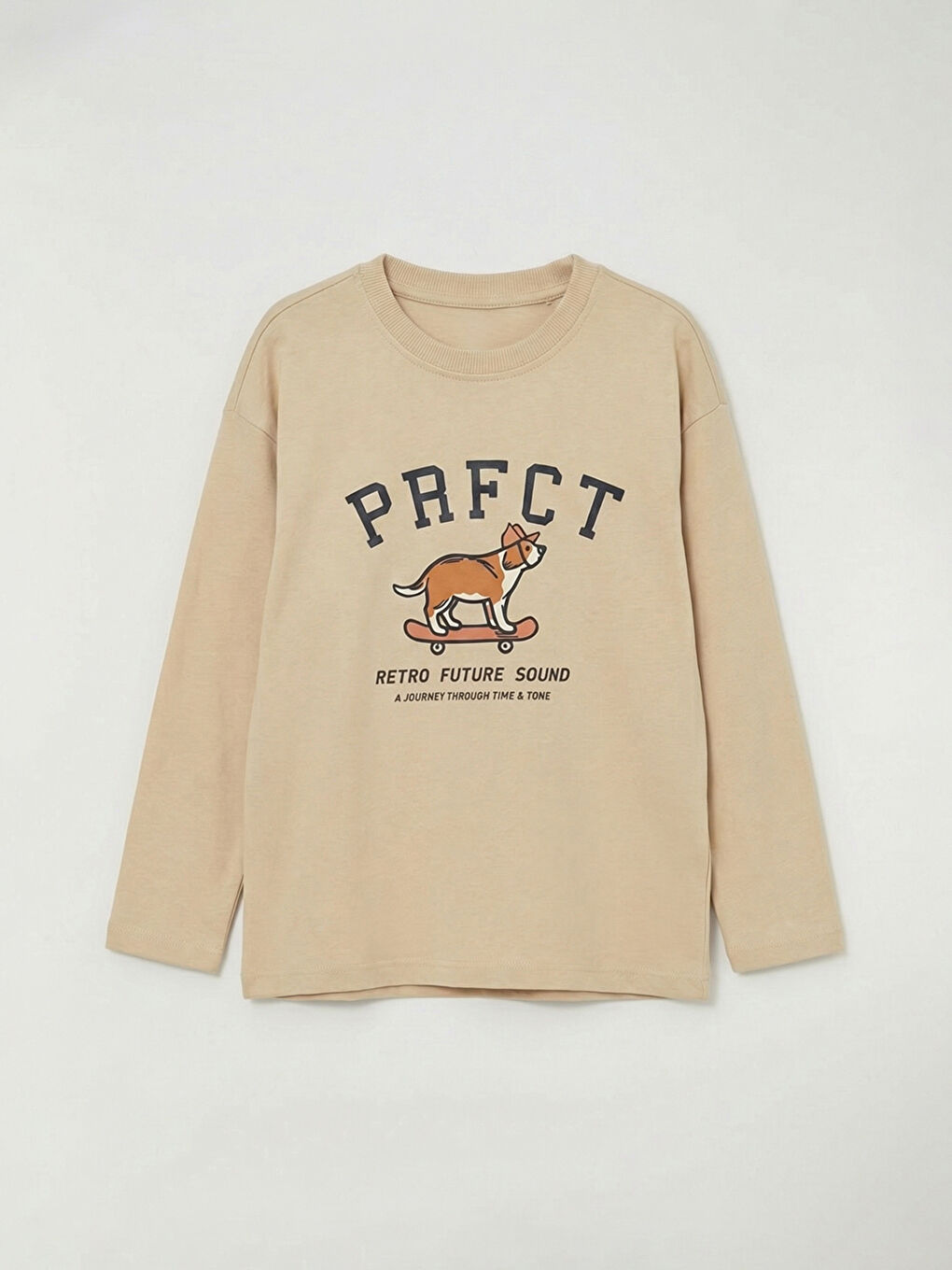 Boy BEIGE T-Shirt-3