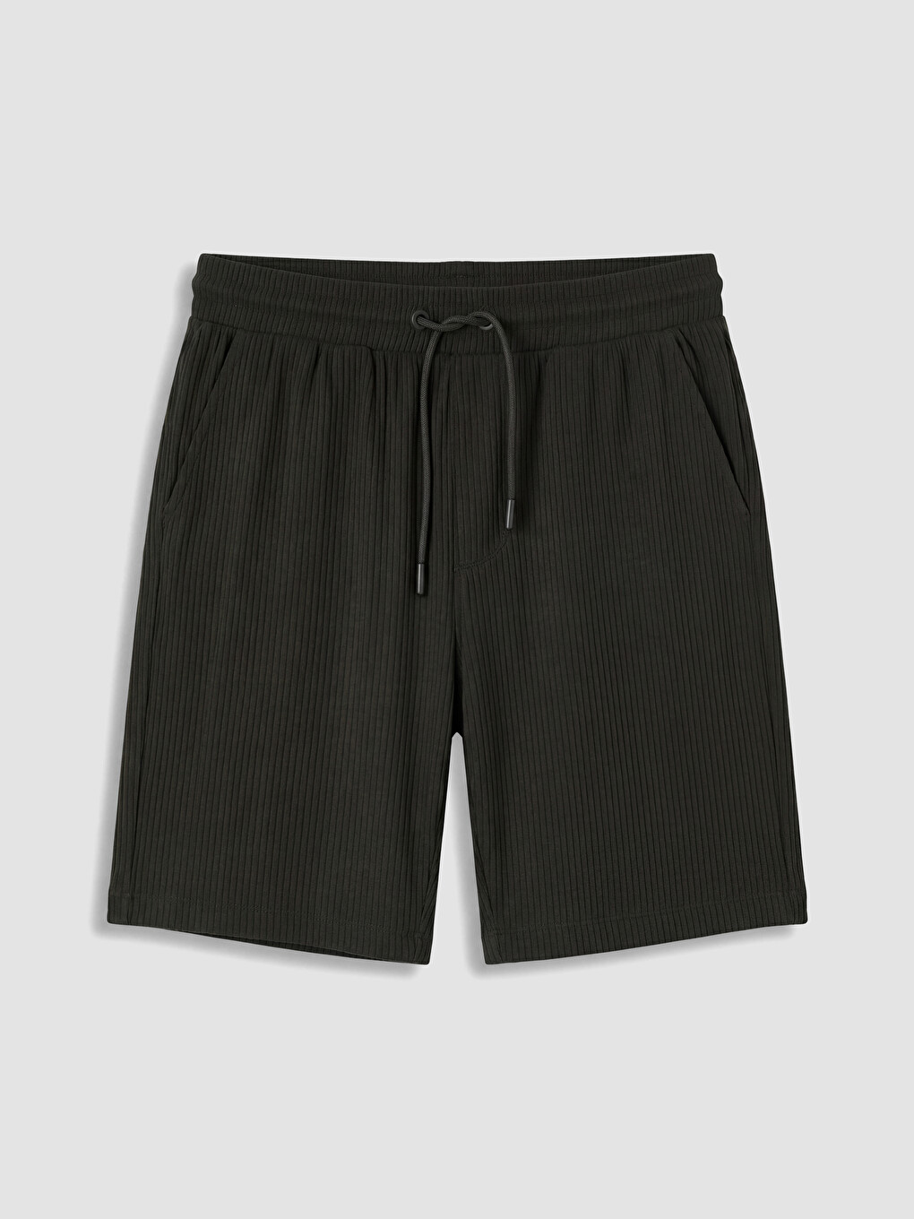 Haki Regular Fit Erkek Şort-4