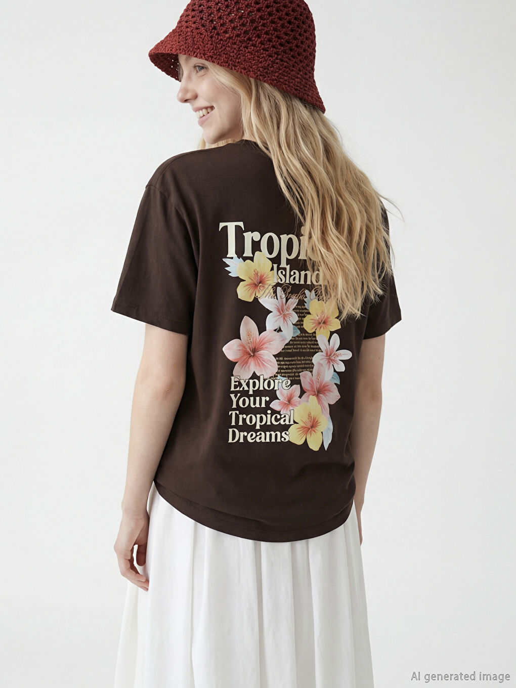 Woman BROWN T-Shirt