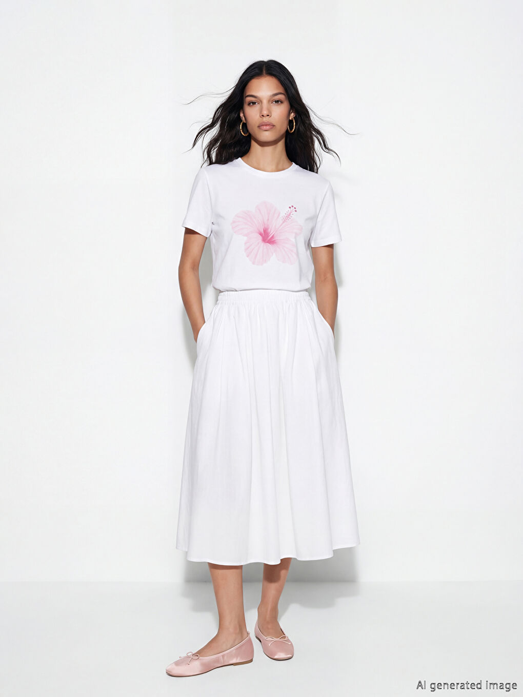 Woman WHITE T-Shirt-1