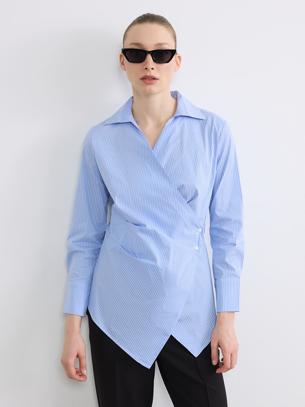 PLAVA Košulja Žena