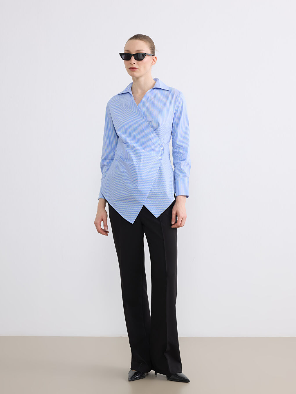 PLAVA Košulja Žena-1