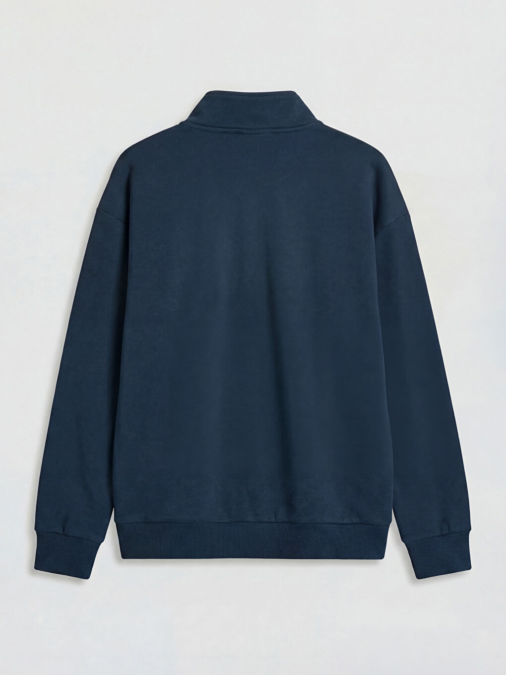 Petrol Dik Yaka Erkek Çocuk Sweatshirt-1