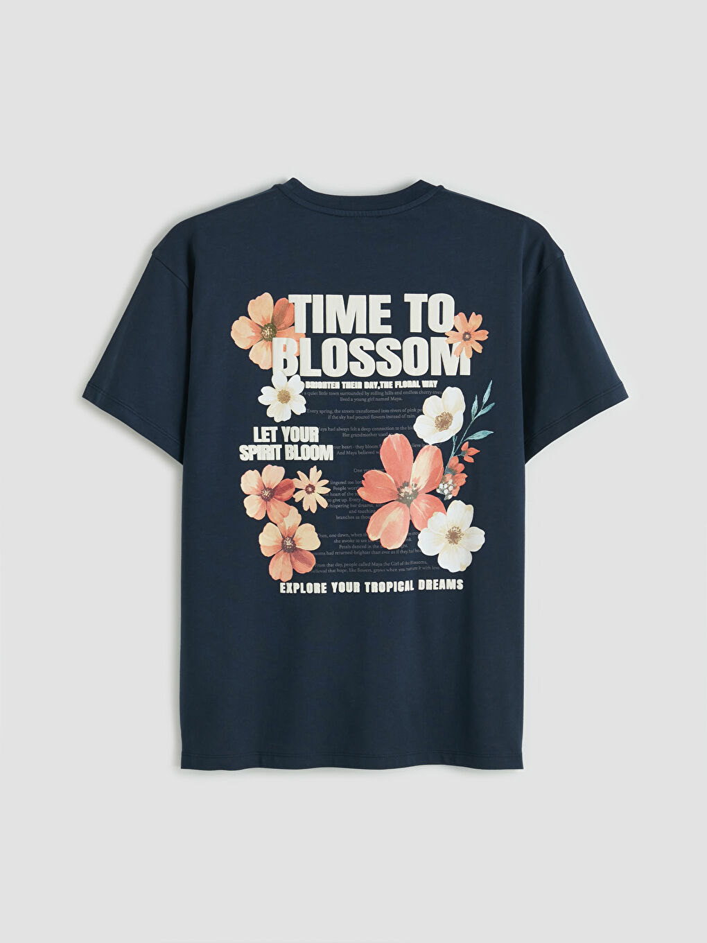 Woman NAVY T-Shirt-3