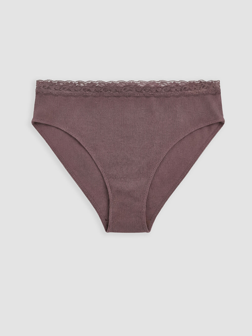 Ekru Desenli Bikini Külot 2'li-2