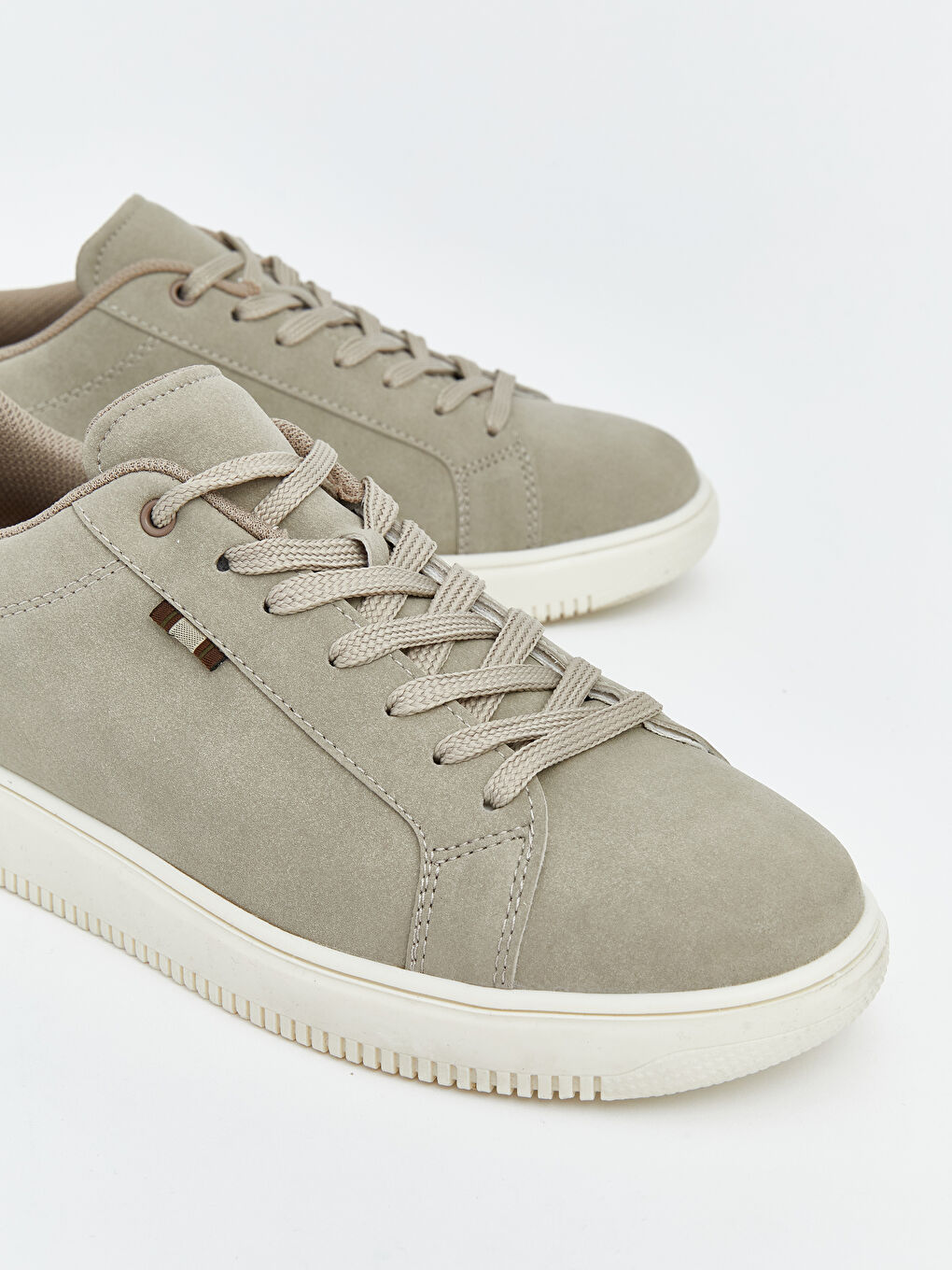 Bej Bağcıklı Erkek Çocuk Spor Ayakkabı-3