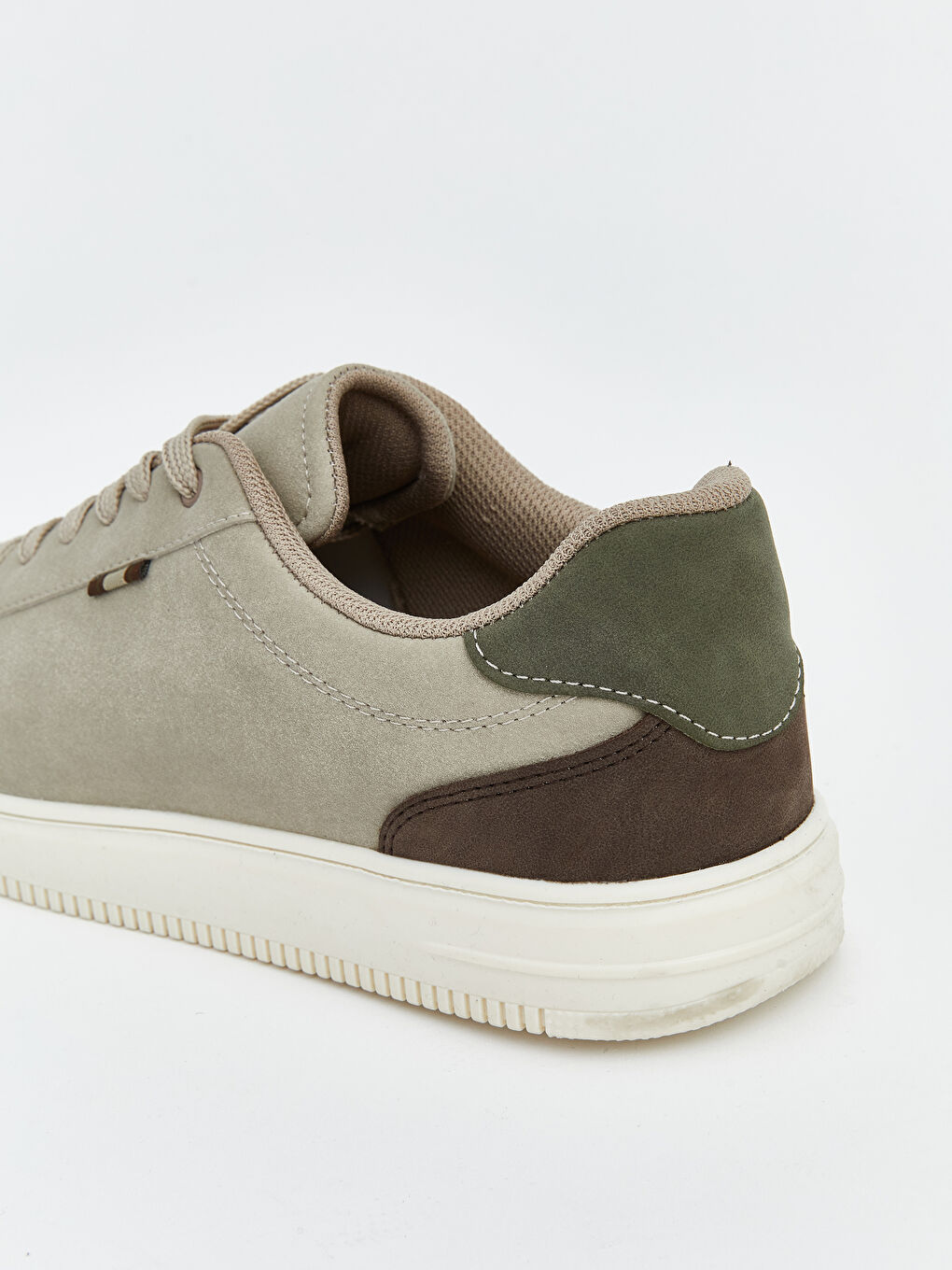 Bej Bağcıklı Erkek Çocuk Spor Ayakkabı-5