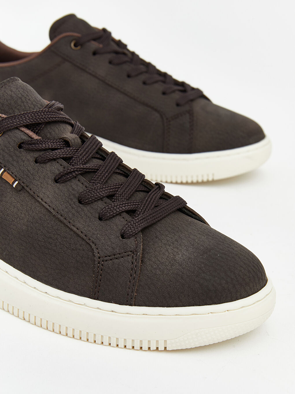 Kahverengi Bağcıklı Erkek Çocuk Spor Ayakkabı-2