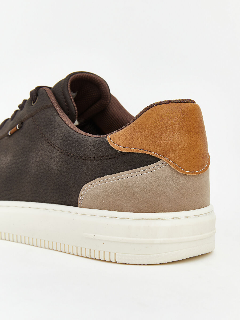 Kahverengi Bağcıklı Erkek Çocuk Spor Ayakkabı-4