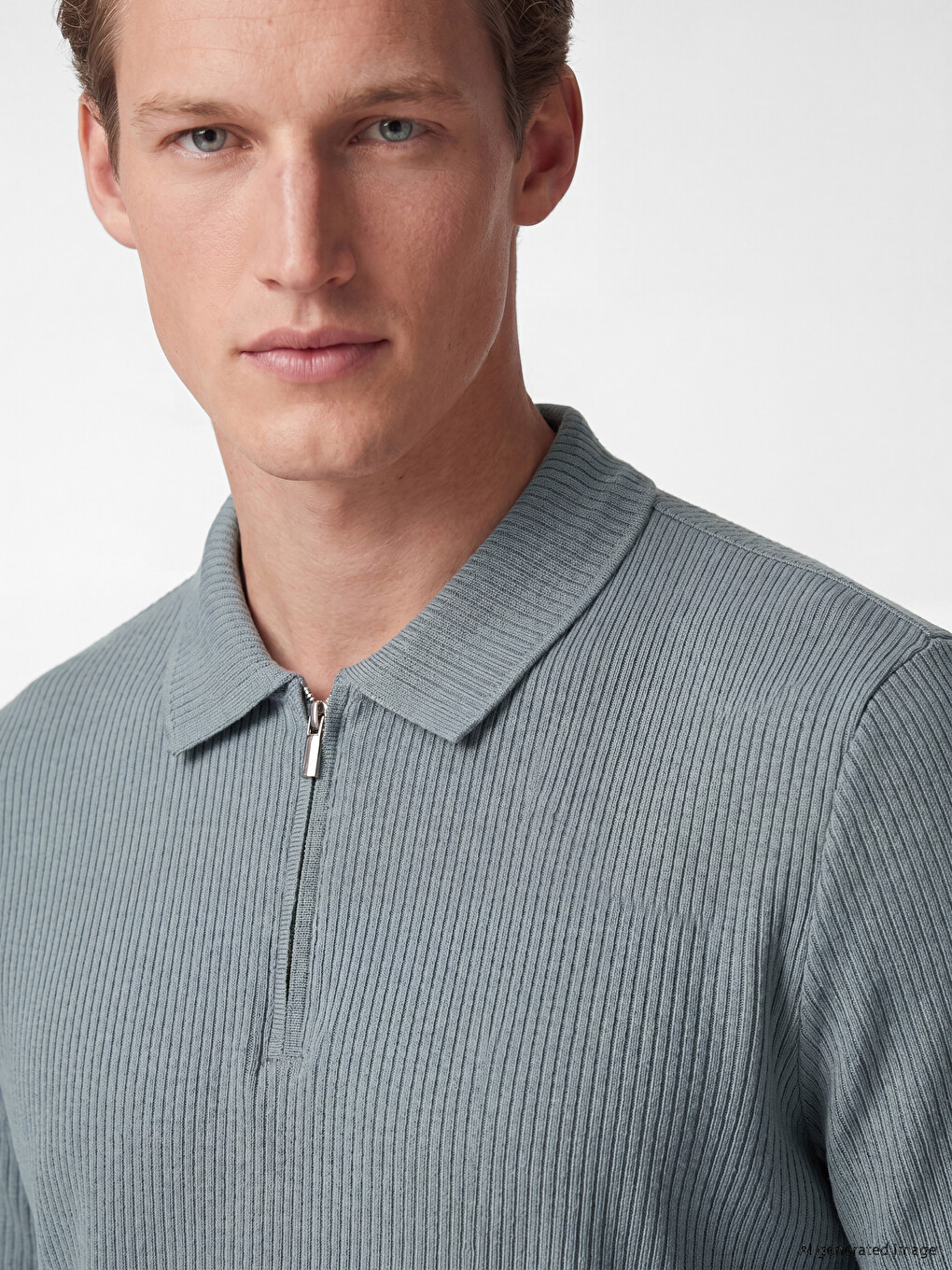 Polo Collar Men's T-shirt-2